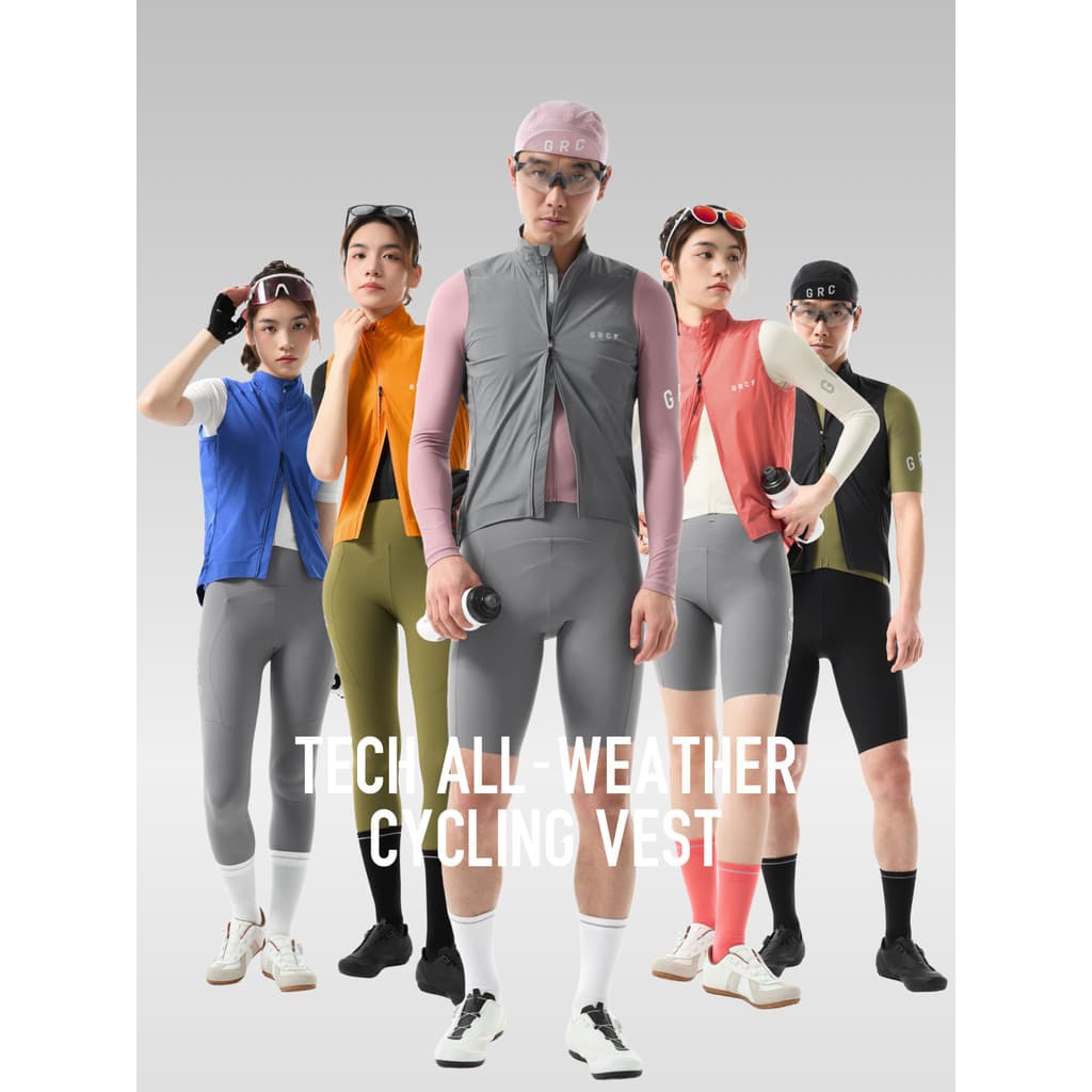 GRC primavera verão novo estilo TECH leve camisa de ciclismo jaqueta bicicleta estrada ciclismo colete topo das mulheres