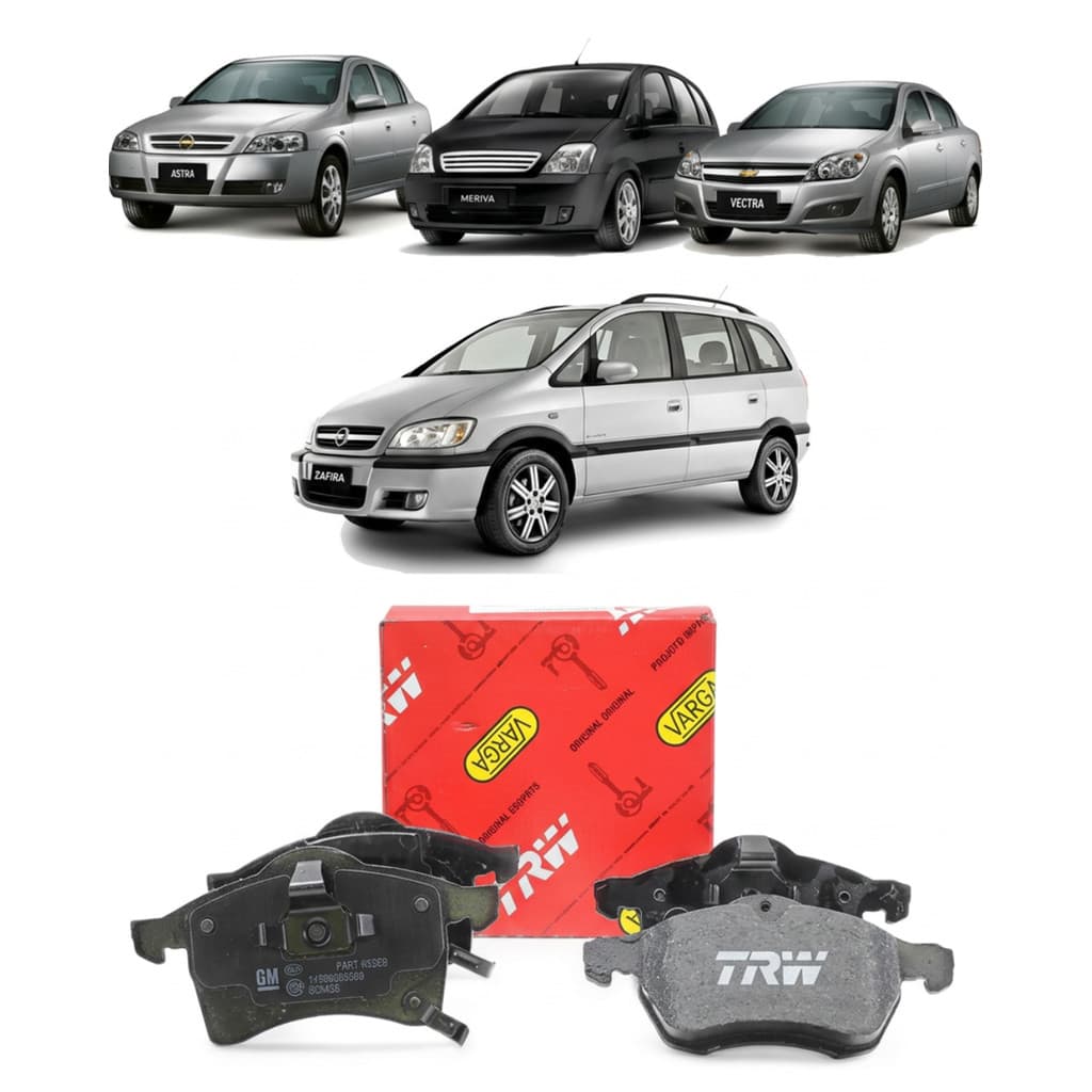 KIT FLUIDO FREIO DOT-4 PARAFLU + PASTILHA FREIO ASTRA/VECTRA ARO 15"