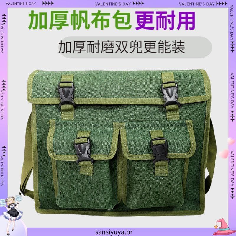 1769 Coleção de pessoas Bolsa de ferramentas de lona Bolsa para eletricista de reparo resistente ao desgaste espessada