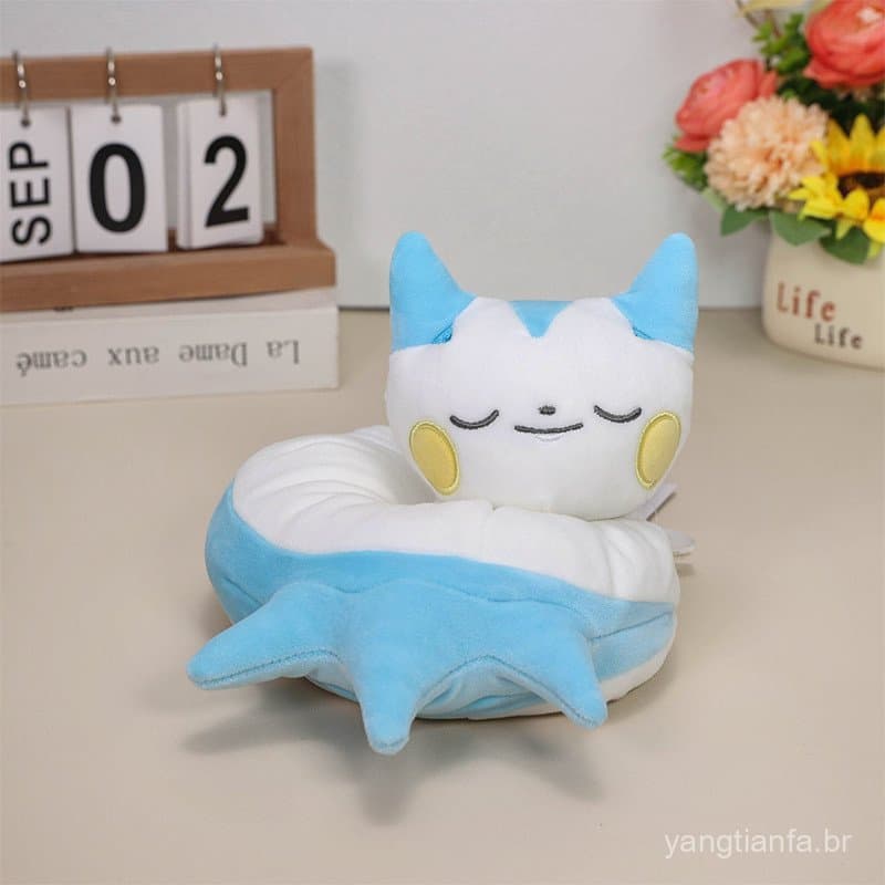 14cm Anime Pokemon Brinquedo De Pelúcia Dormir Pachirisu Bolso Monstro Brinquedos Boneca Macio Recheado Para Crianças An