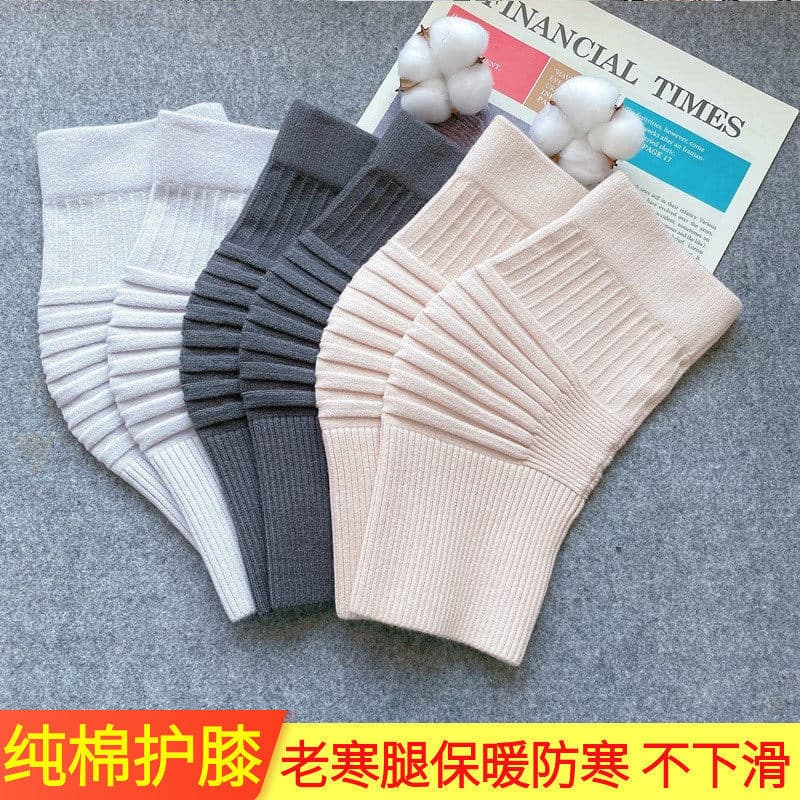Joelheiras de algodão verão estilo fino quente velho pernas frias à prova de frio masculino feminino laca capa conjunta