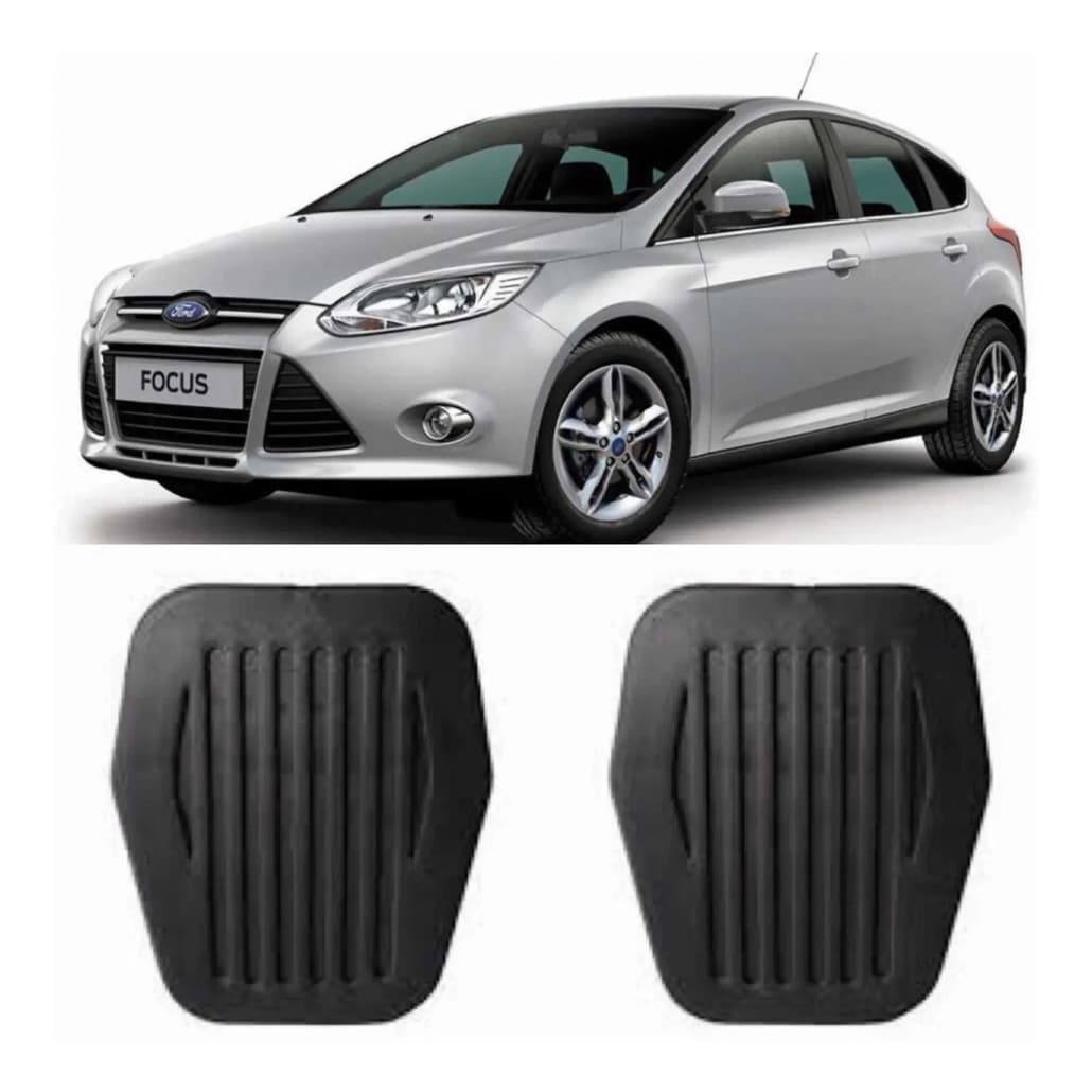 Par Capa Pedal Freio + Embreagem Ford New Focus 2013 A 2020