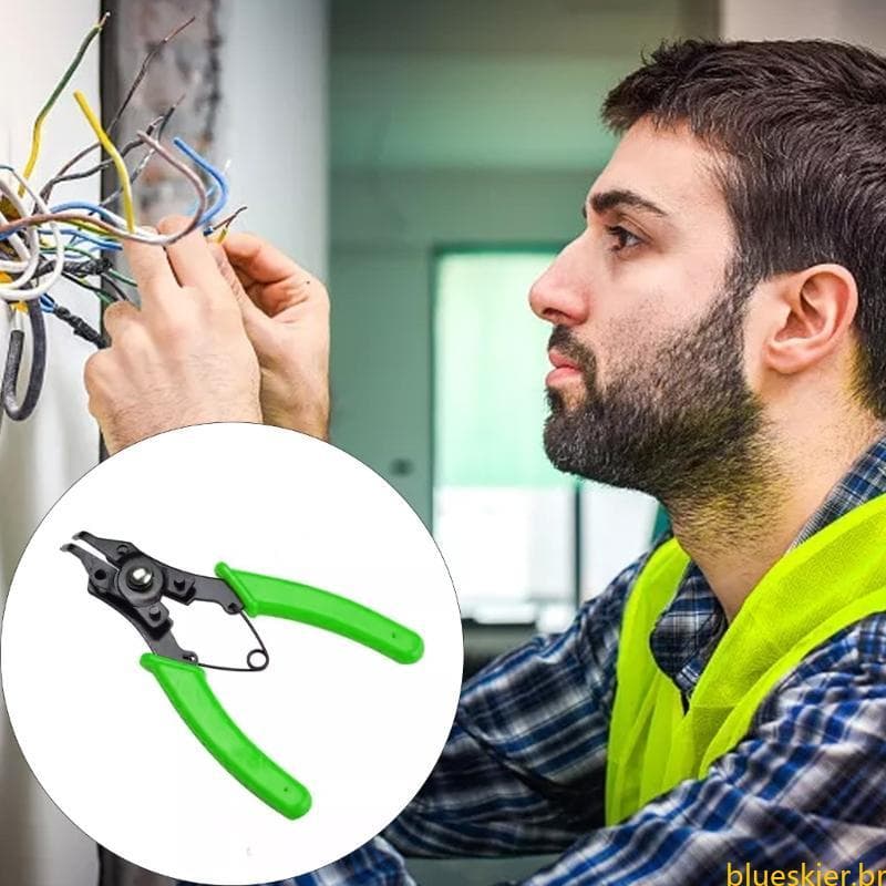 Melhor Conjunto Alicates Anel, Alicate Anéis Pressão, Alça Ergonômica, Controle Tensão Ajustável