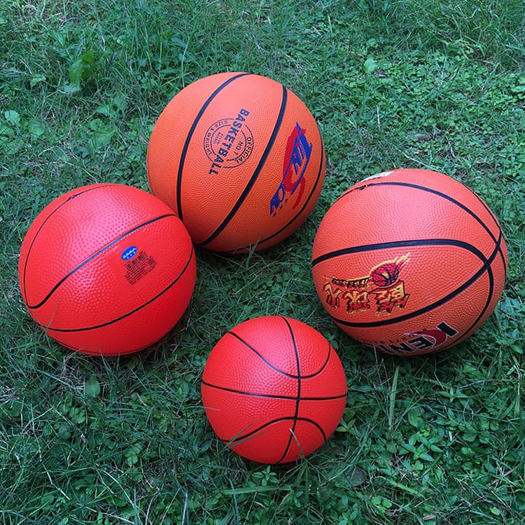 Não. 3-45 bola de basquete jardim de infância treinamento físico dedicado crianças bola de flor de borracha laranja bola