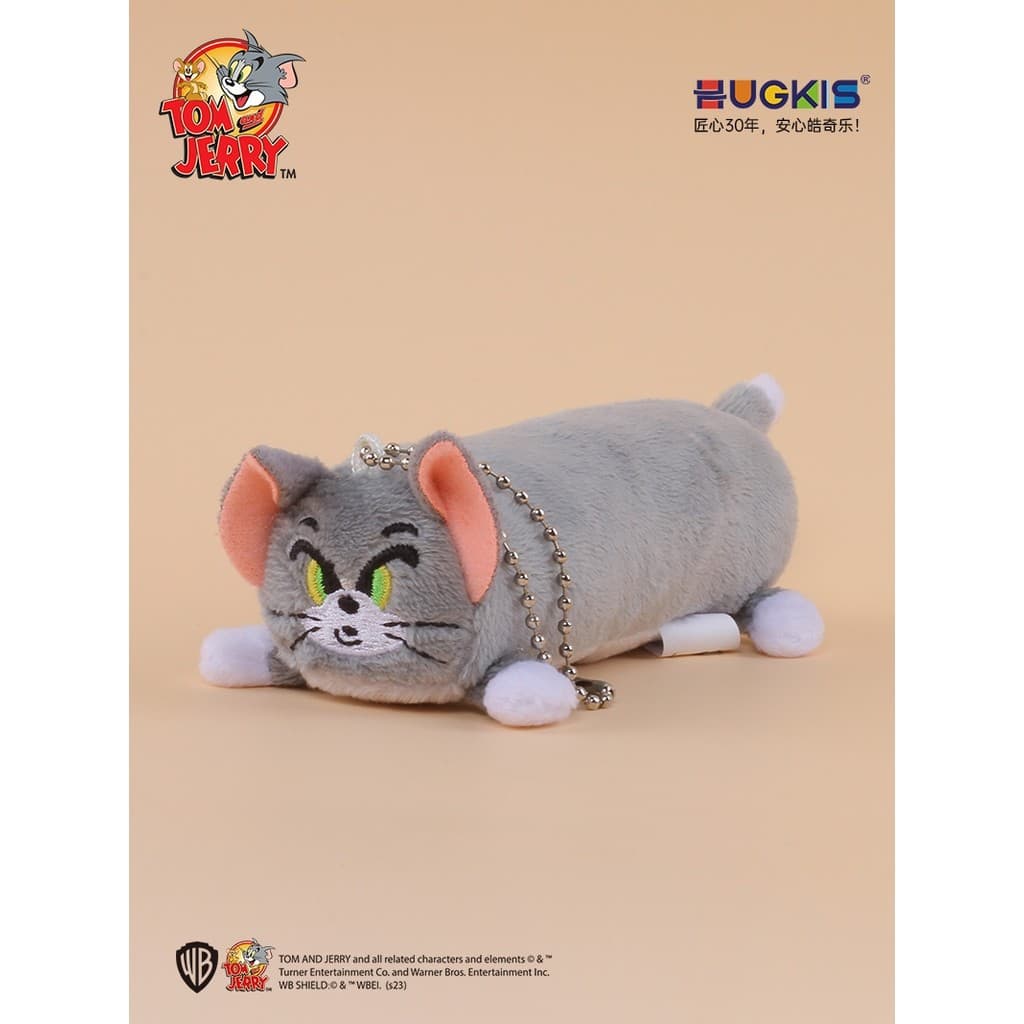Gato e rato Tom gato dos desenhos animados boneca de pelúcia pingente saco de escola chaveiro escultura de areia engraça