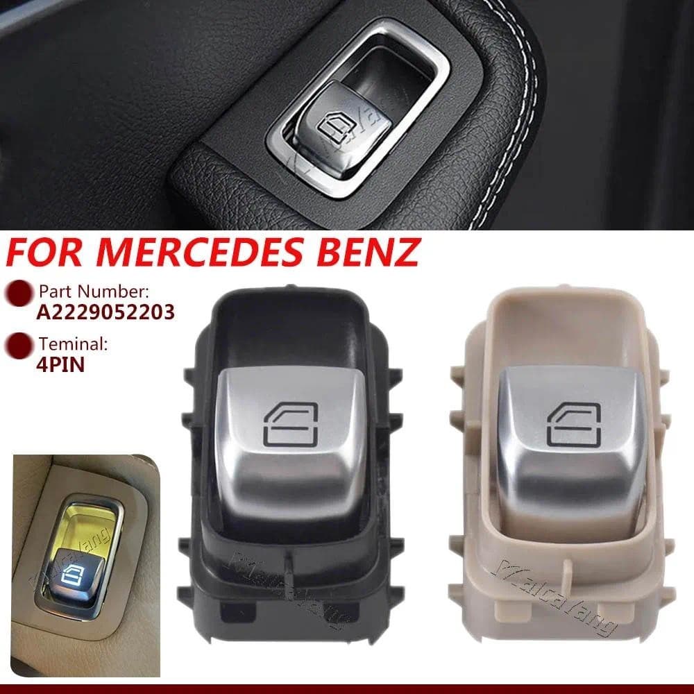Interruptor Da Janela Elétrica Do Lado Passageiro Carro Para Benz Classe C W222 W213 W205 W253 W293 A2059051513 A2229052