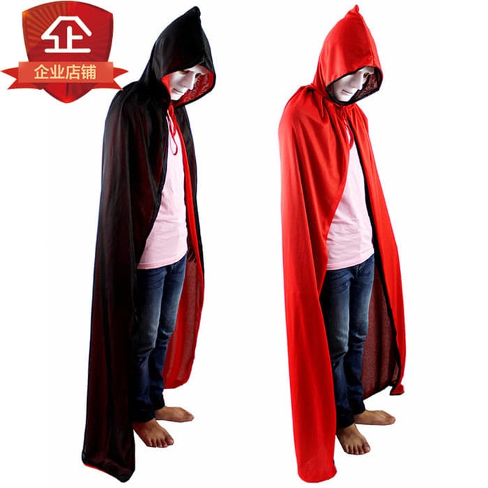 Capa de Halloween cosplay fantasia de máscaras capa de bruxa bruxa capa de elfo fantasia de feiticeiro