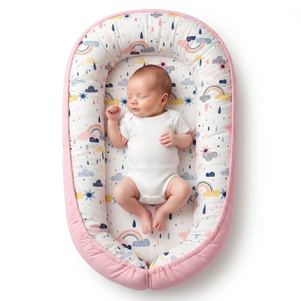 Berço transfronteiriço berço portátil removível lavável cama móvel cama média berço biônico