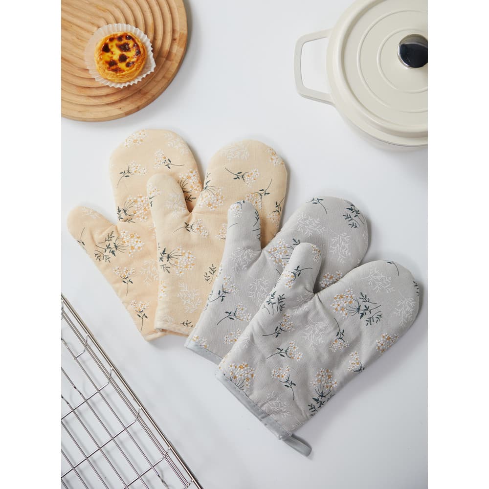 Luvas de micro-ondas estilo Mili, isolamento térmico, antiderrapante, resistente a altas temperaturas, luvas de cozinha,
