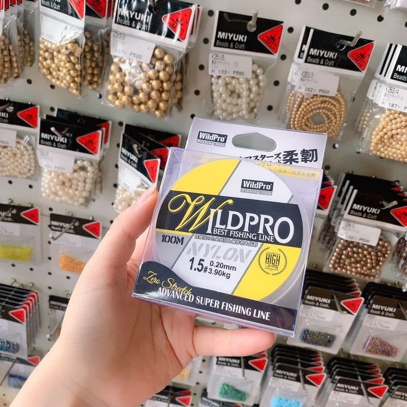 Japão japão importado contas de arroz contas de discoteca frisado linha de pesca wildpro flexível 100 metros sem tração
