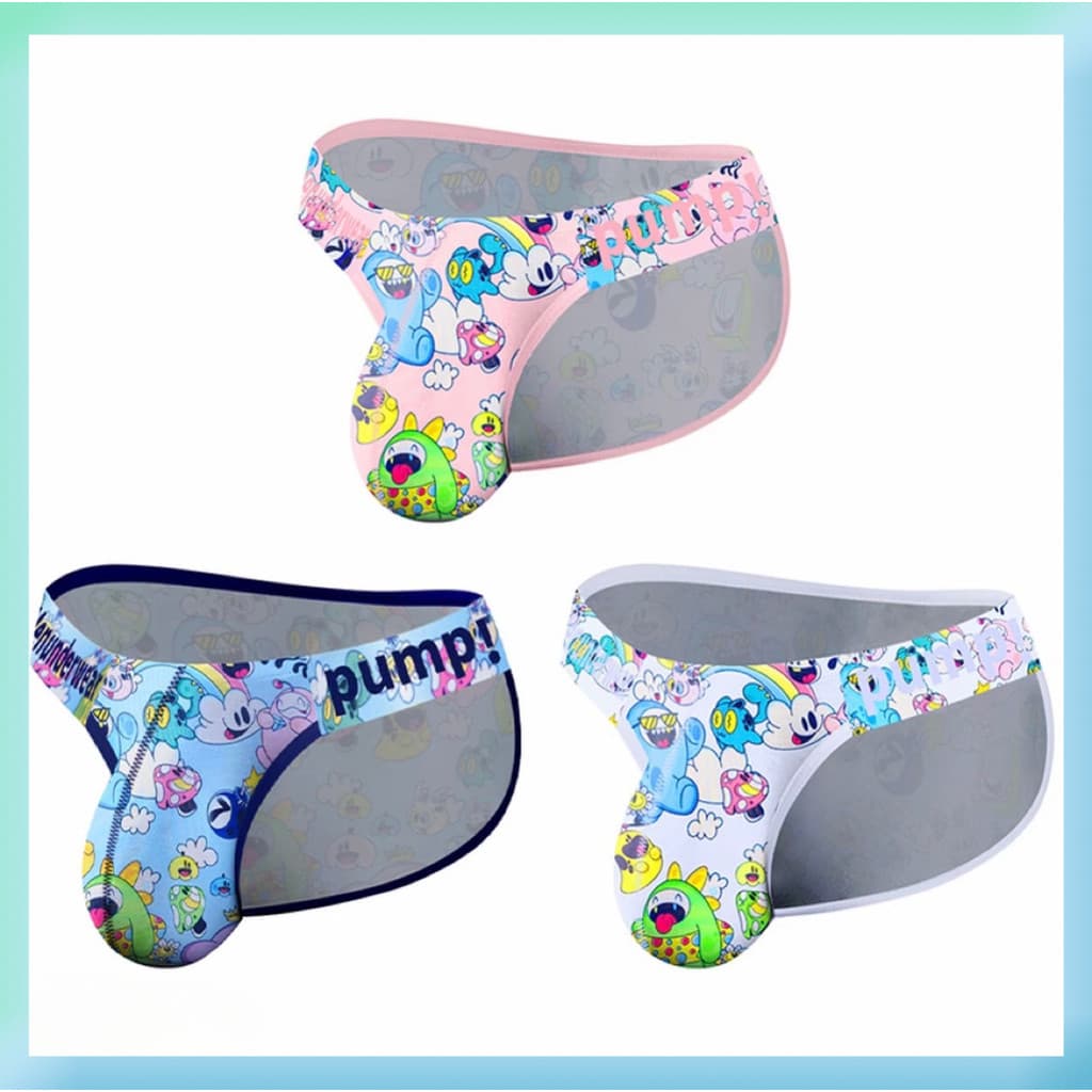 Cuecas masculinas de cintura baixa com estampa de graffiti, cuecas coloridas de verão, casuais, respiráveis, em malha de