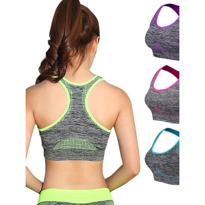Usando Um Colete De Ioga fitness Por Fora Sem Aros Para Mulheres