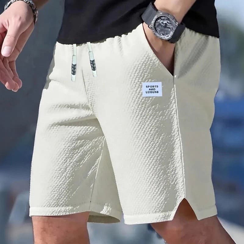 Bermudas Masculinas, Calças Casuais Masculinas, Calções de Praia Masculinos, Calções Esportivos Masculinos, Tecido Textu
