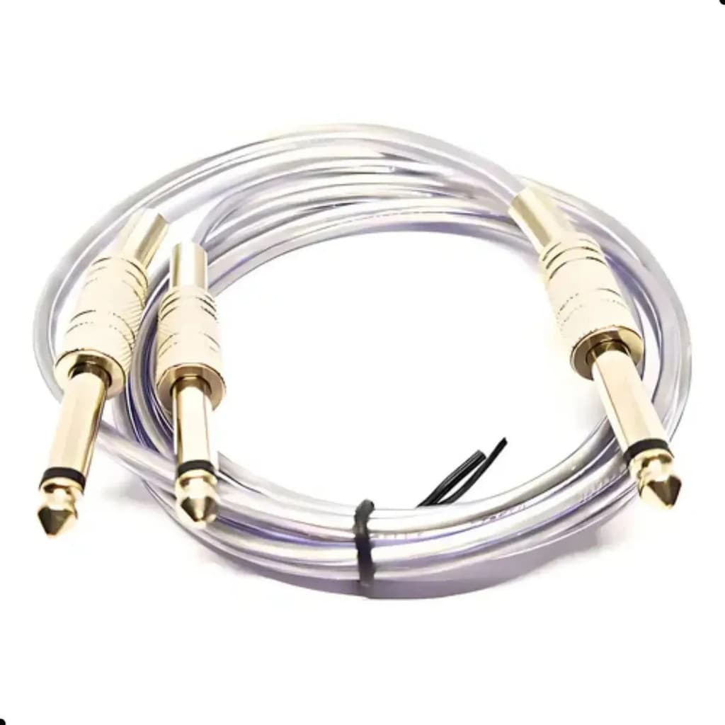 Cabo P10 Splitter Em Y 1 P10 Mono P/ 2 P10 Mono 2 Metros
