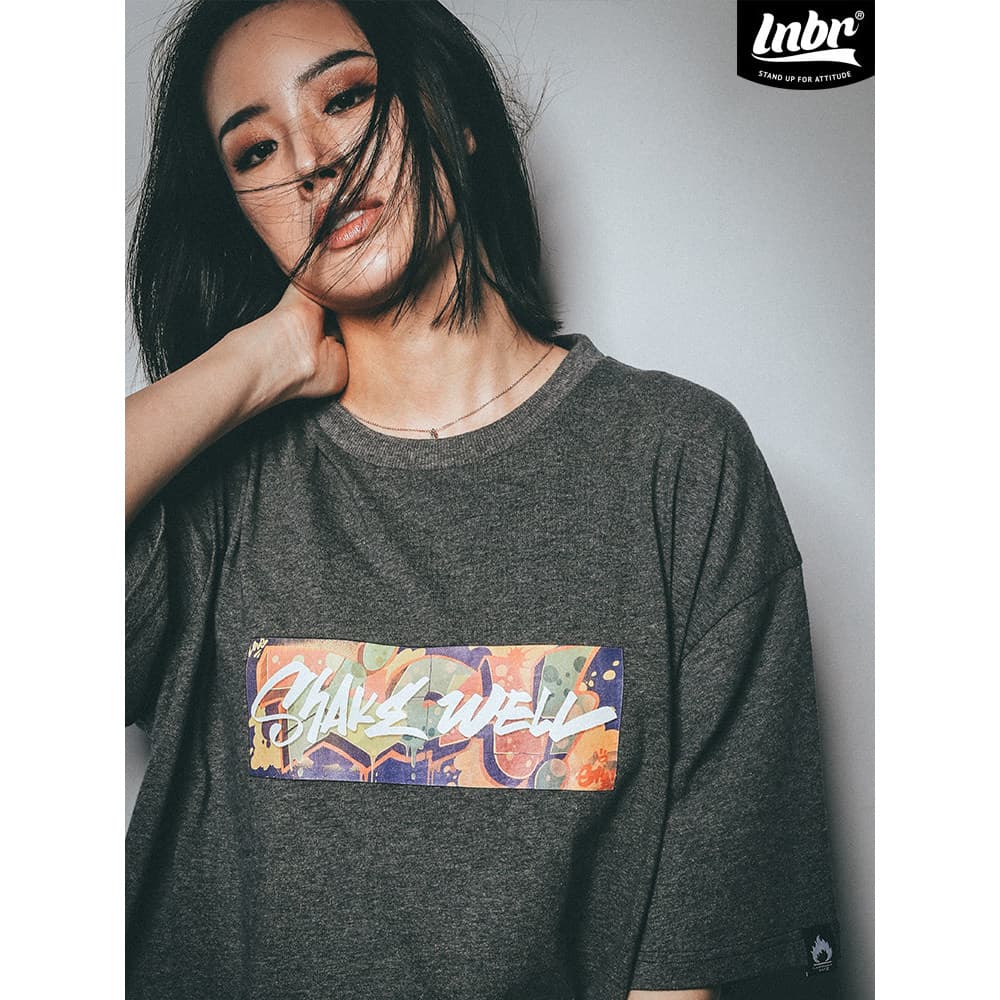 LNBR X ShakeWell Hand Style Camiseta Artista Co-Branded Venda Limitada Sem Reabastecimento