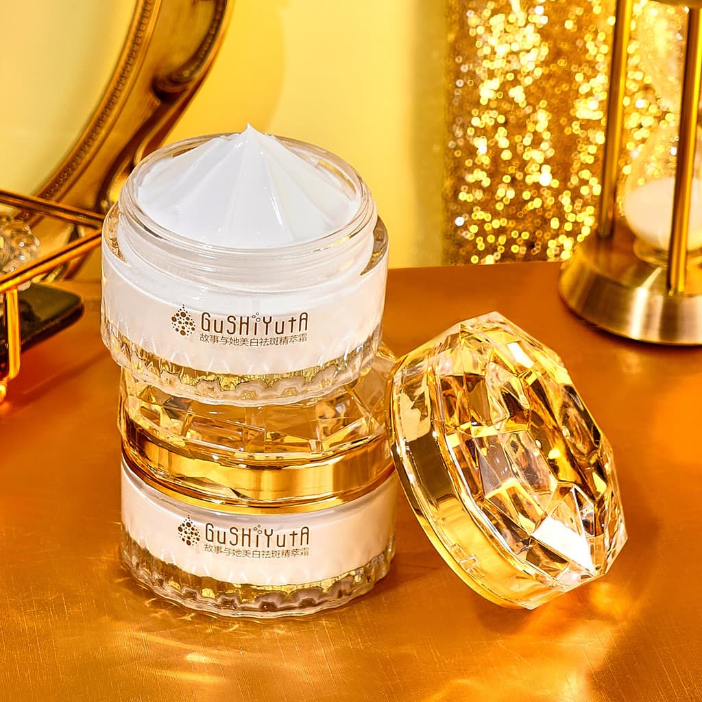 História com seu clareamento creme de essência para remoção de sardas 80g hidratante hidratante iluminando o tom da pele