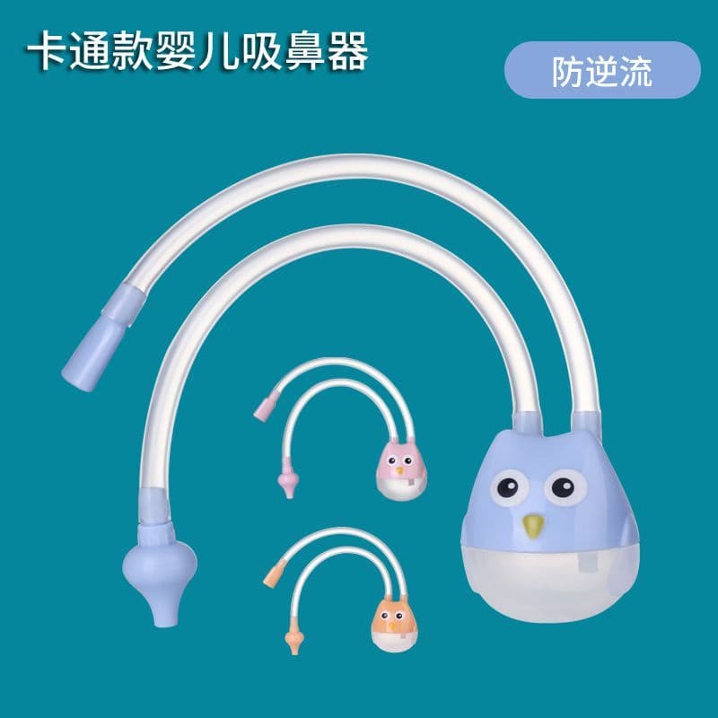 Bebê boca sucção aspirador nasal bebê Snot limpador recém-nascido Anti-fluxo reverso cateter nasal aspirador novo dos de