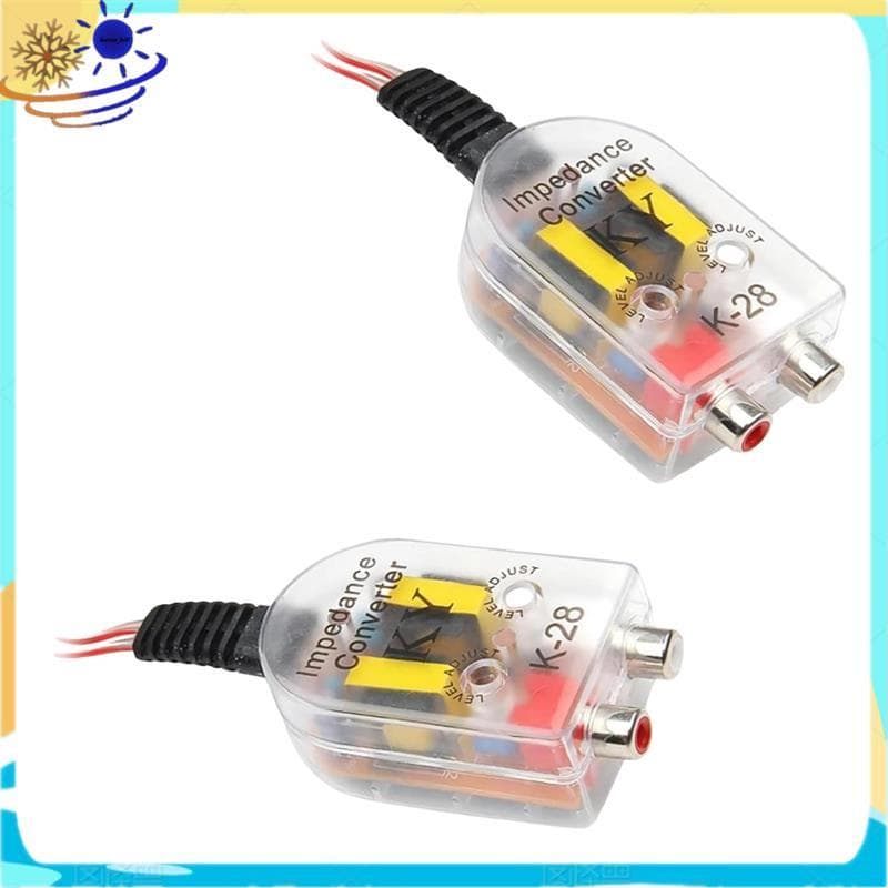 [Le's Shop] Adaptador De Saída De Alta Frequência Para Baixa K-28 , Conversor De Áudio De Linha De Carro , Amplificador