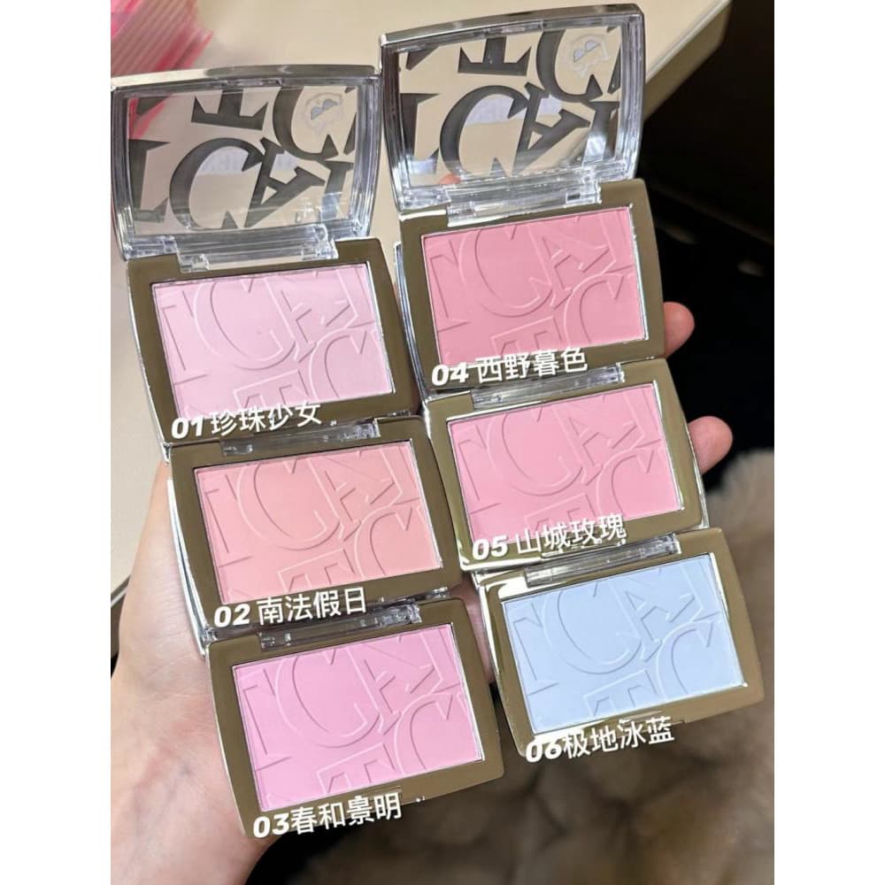NEIYOU NEIYOU Blush Creme Cor Expandida Blush Roxo Blush Azul Stick Único Destaque Caneta Encolhível Multiuso Formando M