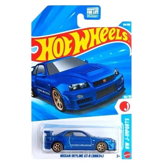 CARRINHO HOT WHEELS NISSAN SKYLINE GT R ( BNR34)  JJK35 N7C5