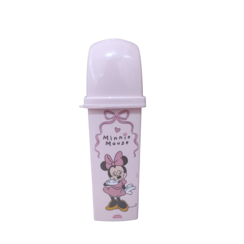 Porta Escova Dental Minnie Plasútil 290ml Rosa