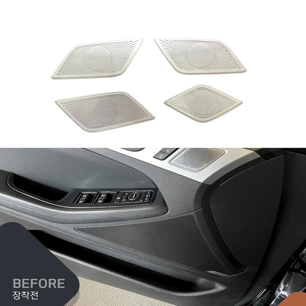Atualizar Interior Do Carro Para Genesis G80 DH Porta Áudio Tweeter Tampa Alto-Falante Quatro Portas Chifre Adesivo De R