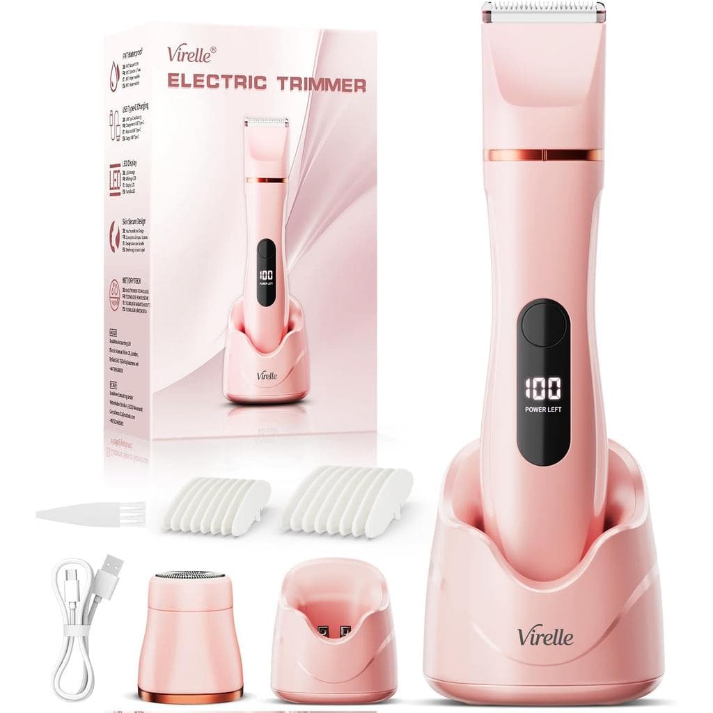 Depilador elétrico feminino, depilador para áreas íntimas (para rosto, pernas e corpo)