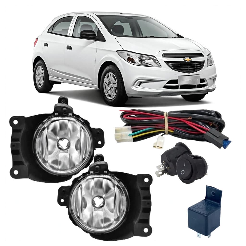 KIT FAROL MILHA GM PRISMA 2012 2013 2014 2016 2017 2018 2019