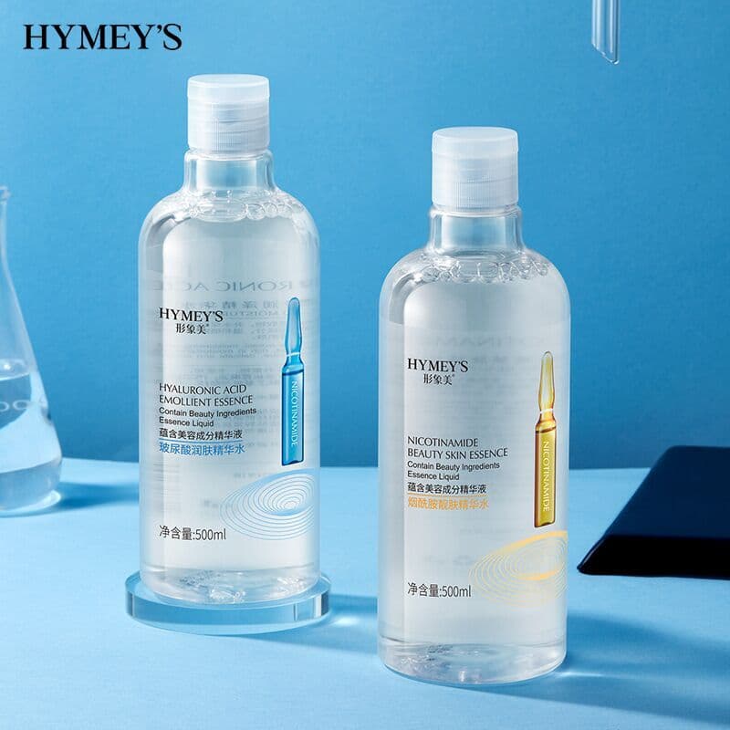 Toner de ácido hialurônico feminino hidratante hidratante encolher poros pacote molhado água grande garrafa cuidados com