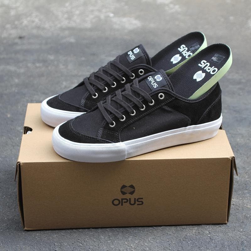 OPUS sapatos de skate profissional, resistente ao desgaste, absorção de choque, camurça, sola vulcanizada, Ollie, aponto