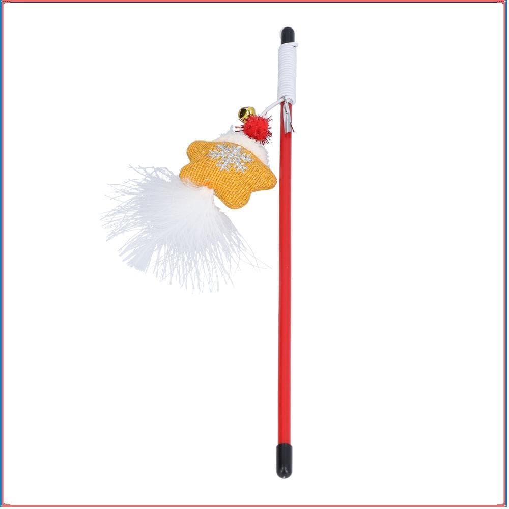 Brinquedo Interativo Para Gatos , De Varinha De Gato Tipo Estrela De 30 Cm , Jogo Divertido E Engraçado