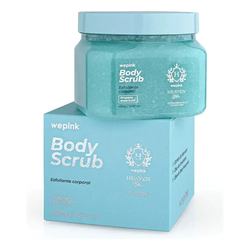 Body Scrub Heaven Blue Esfoliante Corporal 450gr - Wepink Heaven Blue