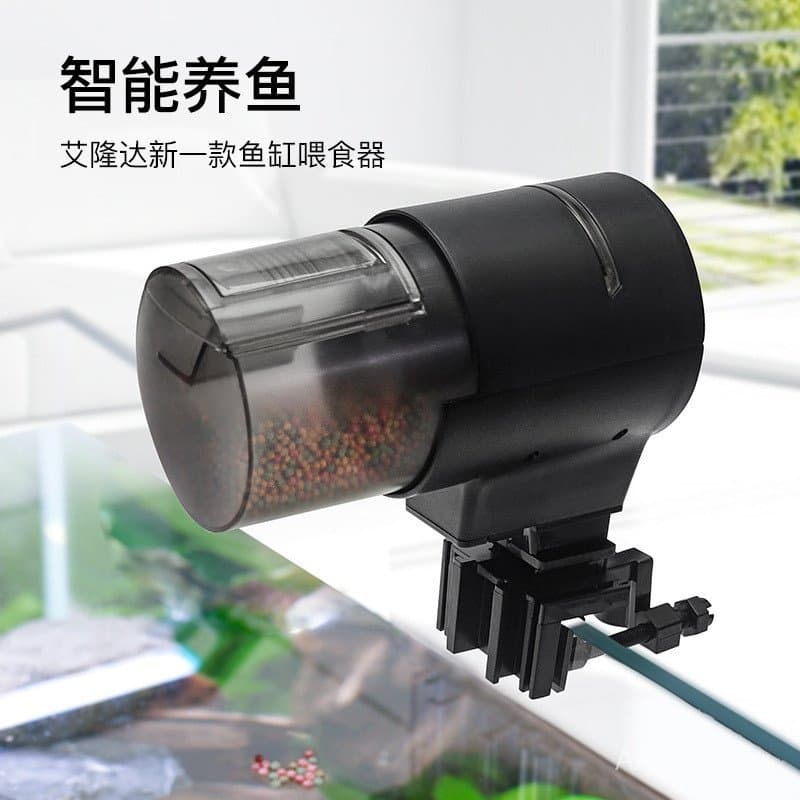 Alimentador automático inteligente para aquários, dispensador de ração com temporizador, alimentador de peixes de grande