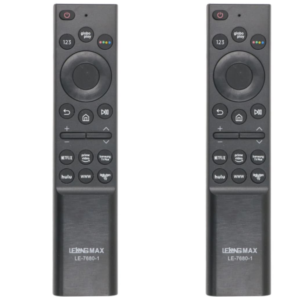 Oferta com 2 Controle Compatível com TV Samsung 4K Smart LE-7680-1