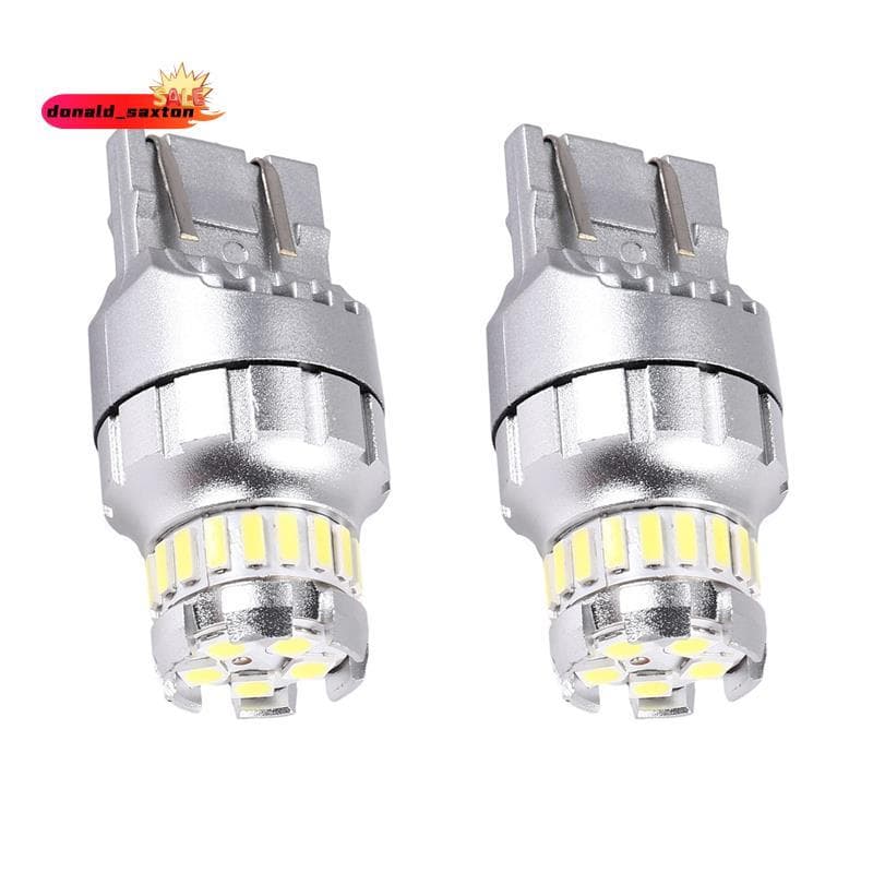 💥2 Pçs Carro T20 7440 W21W LED Canbus Luzes Reversas 7443 Lâmpada De Sinal De Freio Traseiro 6000K Super Brilhante