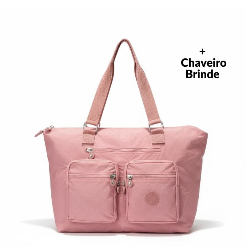 Bolsa Transversal Maternidade Casual de Ombro Grande Com Chaveiro Macaquinho