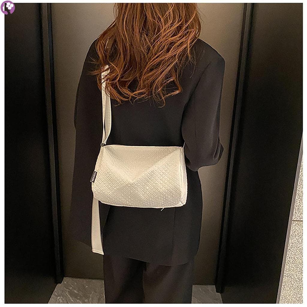 Bolsa de Ombro Antifurto para Mulheres, Transversal com Zíper, Bolsa para Telefone, Bolsa de Cosméticos, Chaveiro