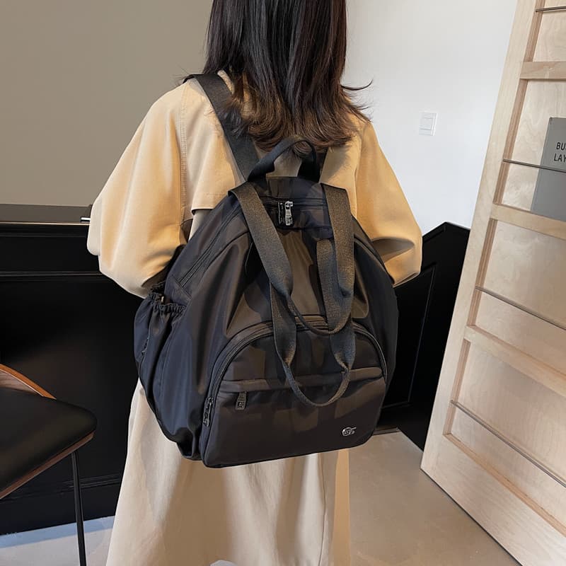 Mochila feminina de grande capacidade, bolsa leve de viagem com saco de isolamento, separação seca e molhada, multifunci