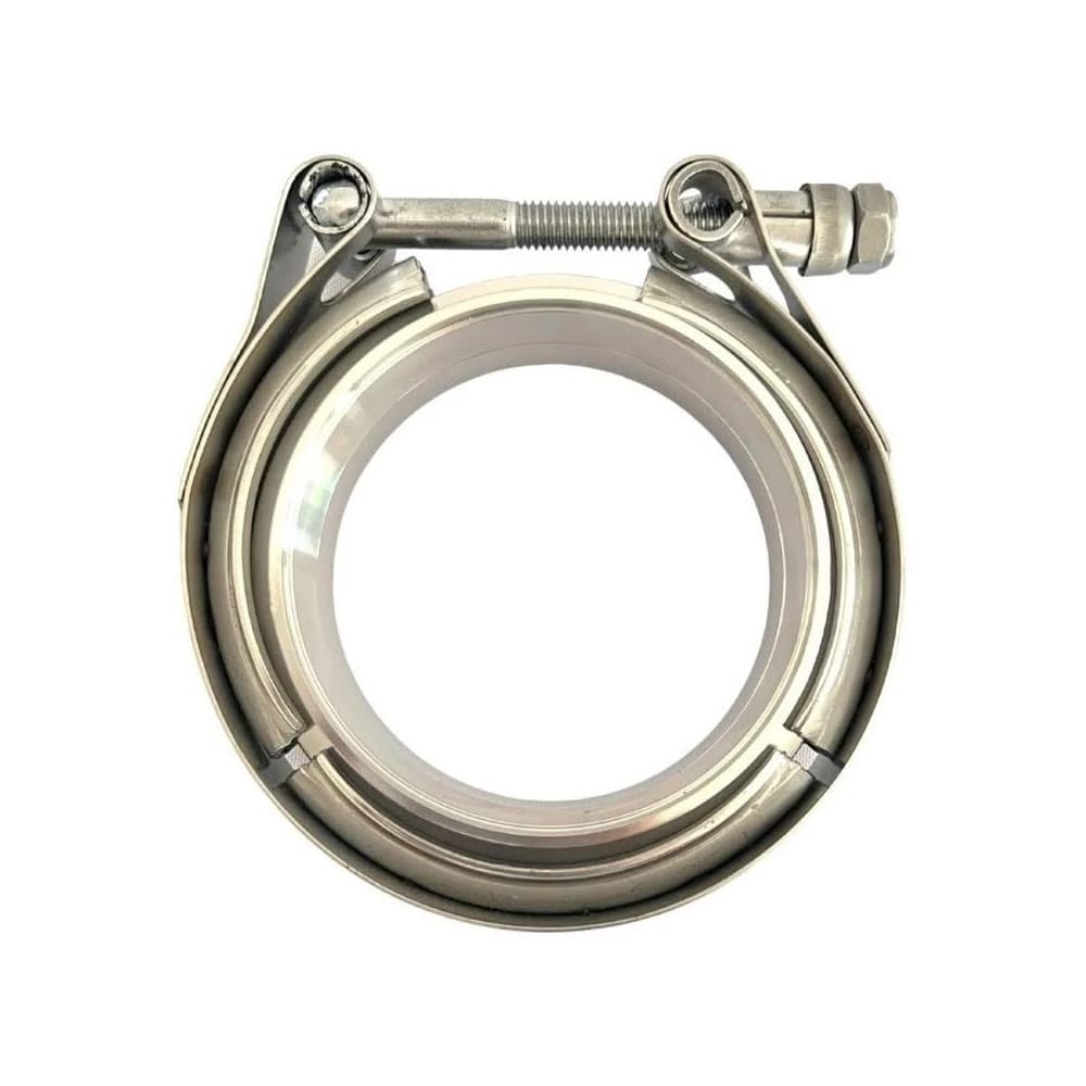 ABRAÇADEIRA V-BAND ENGATE RAPIDO FLANGES 2 POL INOX 304