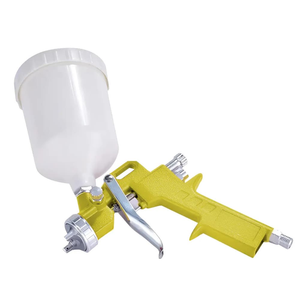 Pistola Pintura Bico 600ml Automotiva Profissional 1.5mm Cor Amarelo