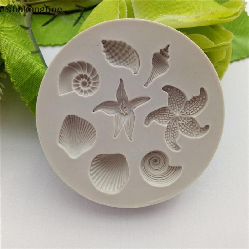 SHBR Oceano Concha Biológica Conchas Do Mar Bolo De Chocolate Molde De Silicone Ferramentas De Cozinha Martijn