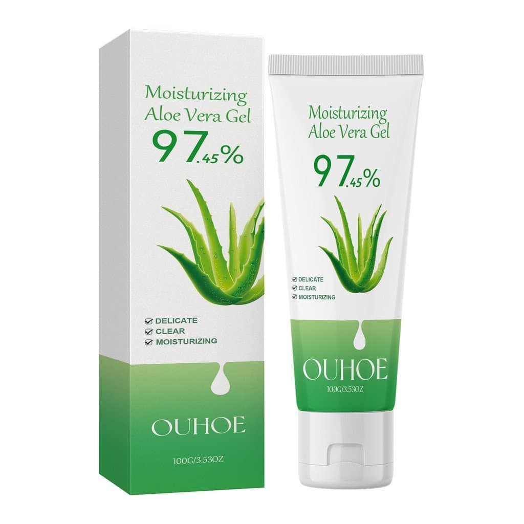 Reparação de acne, redução de poros, hidratação facial, gel de aloe vera anti-envelhecimento para rugas da pele, hidrata
