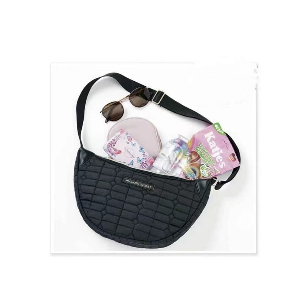 Japonês única revista apêndice acolchoado costurado bolinho saco simples Casual bolsa de ombro All-Match Cross-corpo cre