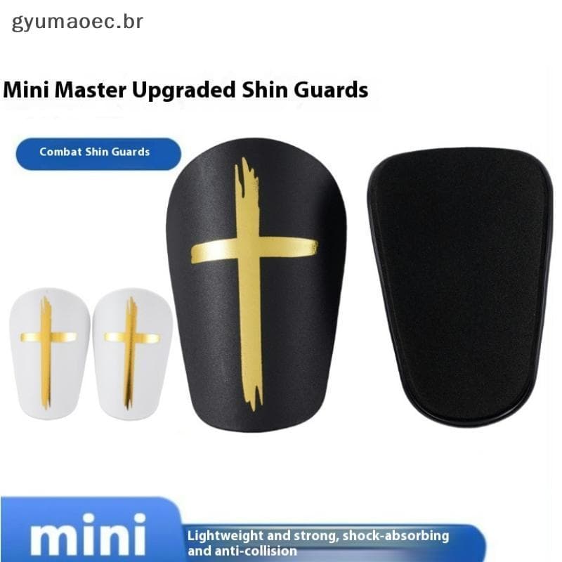 [GYU] 2 Peças Caneleiras De Futebol Sho Absorventes Pequenas Protetores De Perna Leves Em Miniatura BR