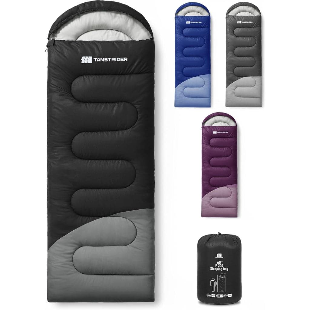 Sacos de Dormir para Adultos em Clima Quente, Saco de Dormir Compacto e Leve de 3lb para Camping com Saco de Compressão