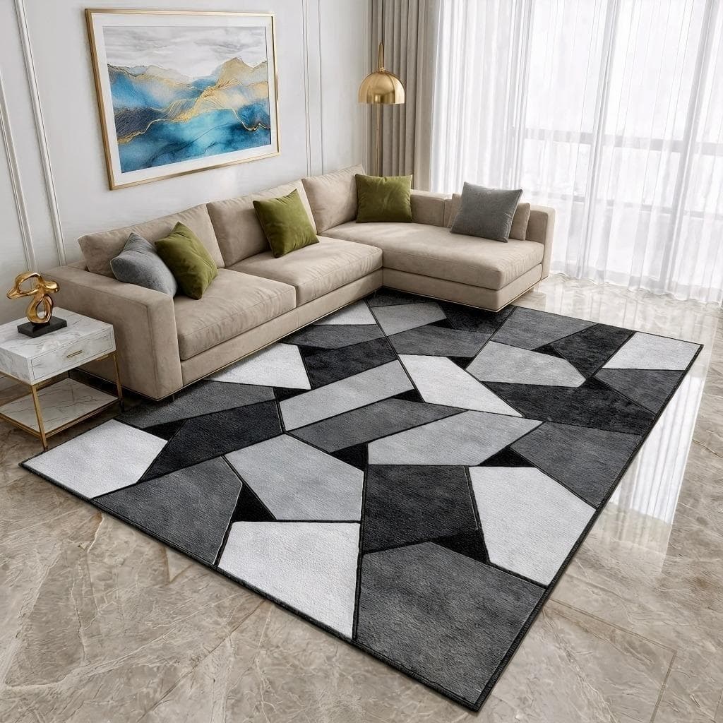 Tapetes Belga Pra Sala e Quarto Luxo Estampas Moderna 2 2,40