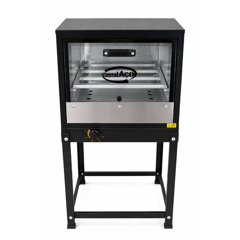 Forno Grande Com Cavalete 80 Litros Industrial Profissional Cristal Aço