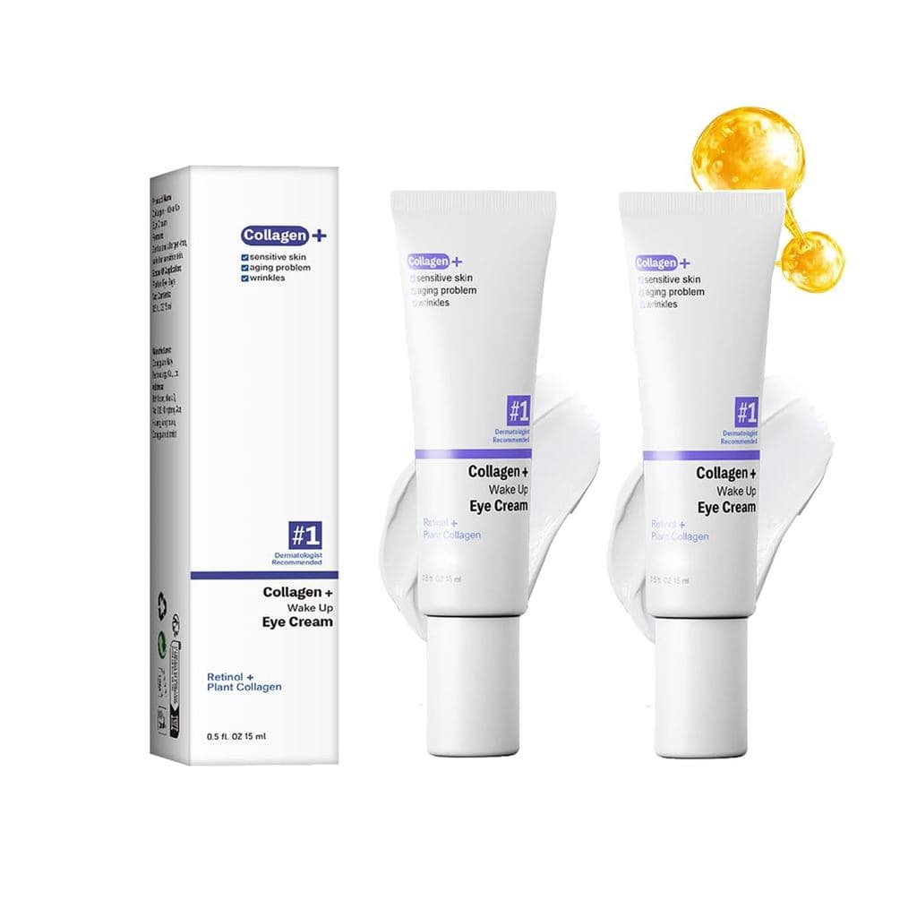 Creme para Olhos com Retinol para Olheiras e Inchaço sob os Olhos, Creme Reparador para Olhos, 2 Peças de Ácido Hialurôn