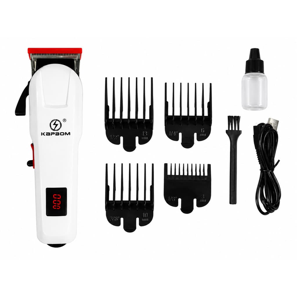 Máquina de Cortar Cabelo Kapbom KA-3939 Sem Fio 5W