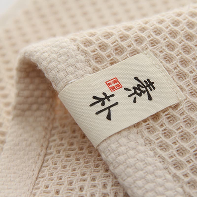 Toalha de algodão puro transfronteiriça Algodão Favo de mel Estilo japonês Waffle Doméstico B & B Toalha de rosto para l
